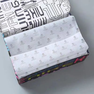 Uncoated Fancy Packaging Box Wrapping Tissue Paper Packing For Clothes Shoe