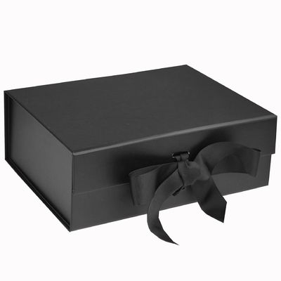 Customized Black Magnetic Shoe Box Paperboard Fancy Packaging Box